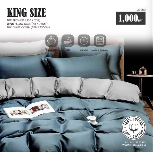 King Bedding Set (100% COTTON) 4pcs  B113