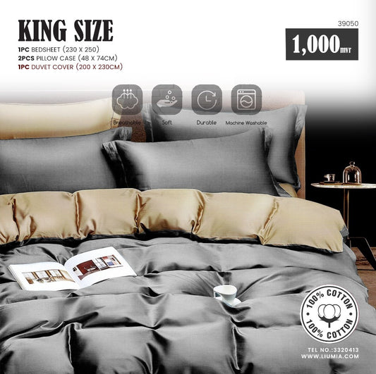 King Bedding Set (100% COTTON) 4pcs  B114